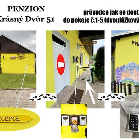 Penzion Krásný Dvůr Esterno foto